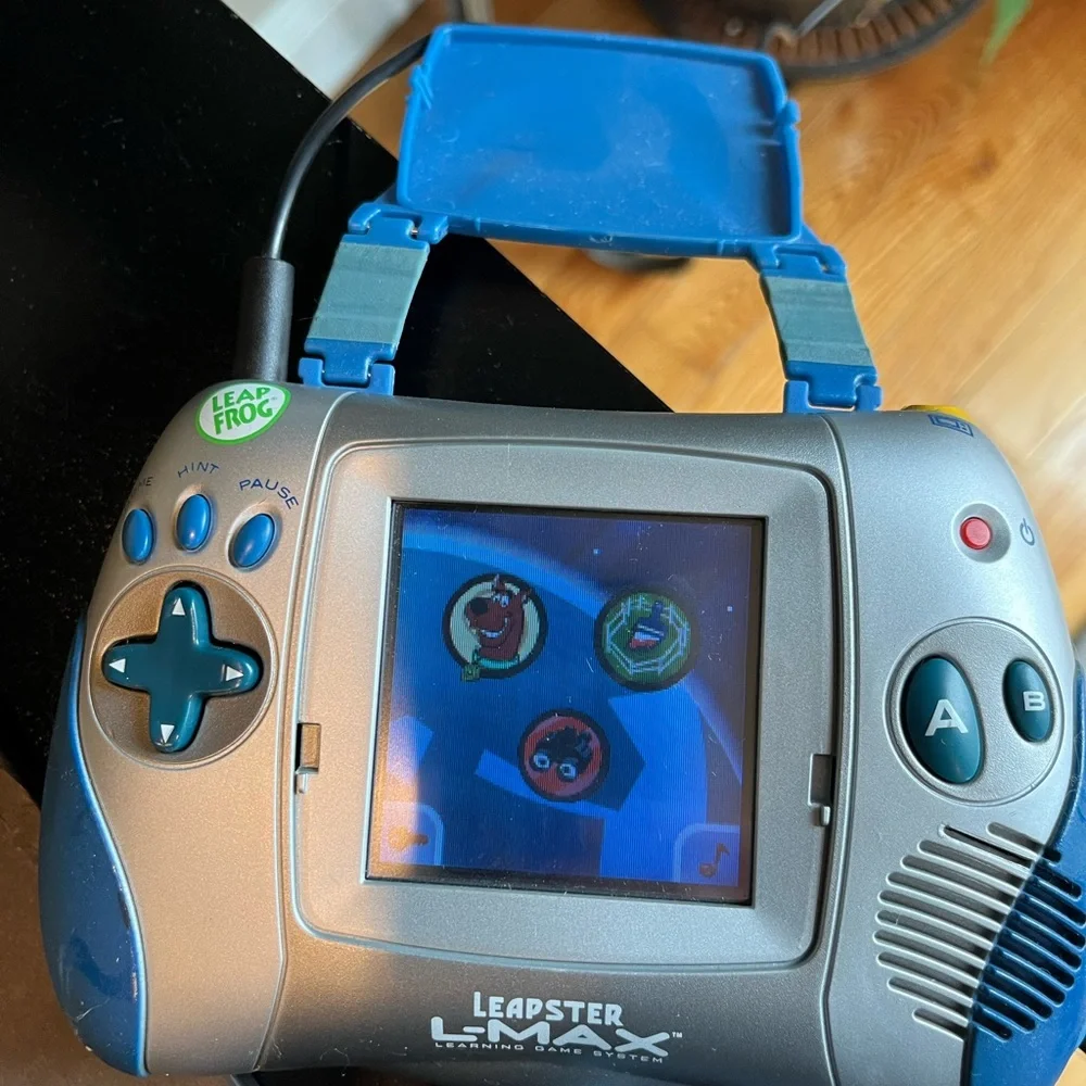 Leapster Blue Handheld Gaming Console